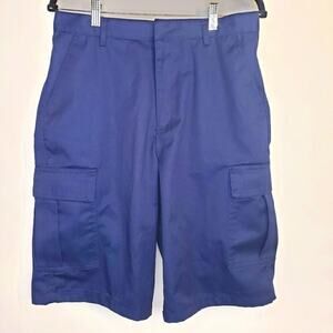 Cargo Shorts Waist 32, 12" Inseam Blue Galaxy by Harvick NEW